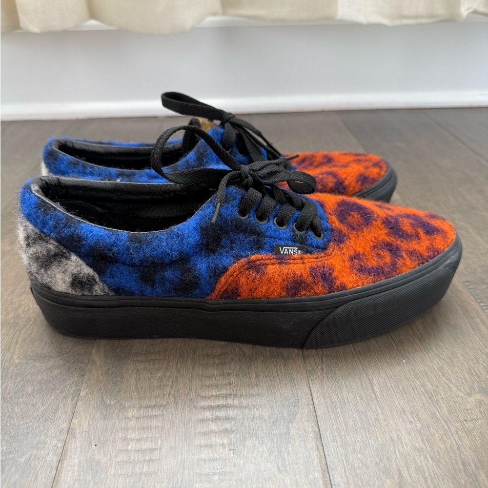 Vans Multicolor Fuzzy Leopard Sneakers